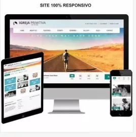 Mega Site Para Igreja 100% Administr�vel E Responsivo