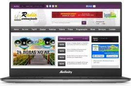 Site 2017 Para Radios, 3 Cores, 100% funcionando C/ Manual