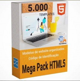 Mega Pacote 5.000 Templates Modelos Html5 Bootstrap E Css